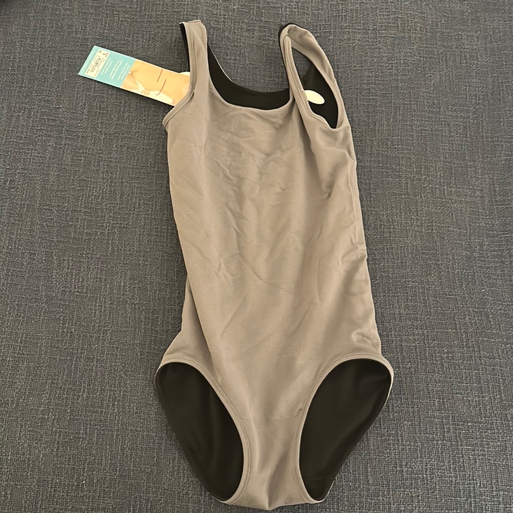 Spanx Assets Reversible Bodysuit (Black/Gray)